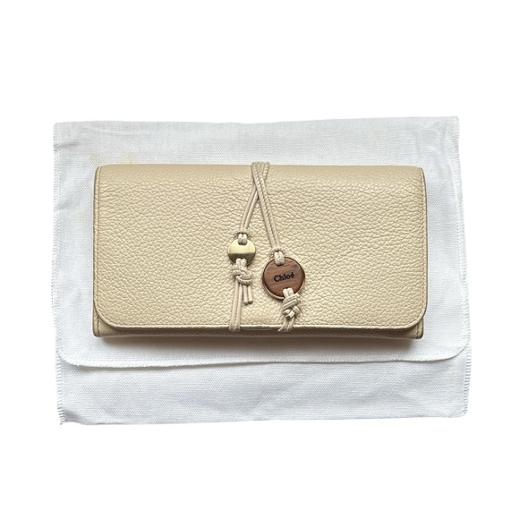 Chloé Malou Long Leather Continental Wallet | Box & Dust Bag - Picture 1 of 14